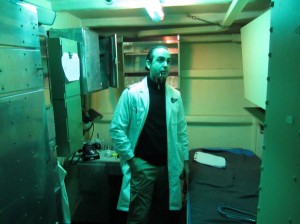 Doc in sick bay, before we invaded it with warm and fuzzy feelings (Larson Kasper)