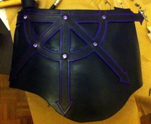Front side before the addition of straps.